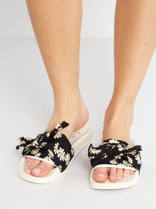 Chinelos de praia com estampado fantasia - Kiabi