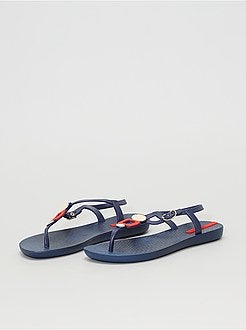 Chinelos de praia com fivelas - Kiabi