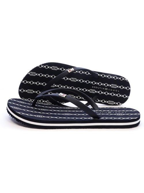 Chinelos de Praia Tommy Hilfiger com Tira para Mulher - Kiabi Chinelos de Praia Tommy Hilfiger com Tira para Mulher - Kiabi