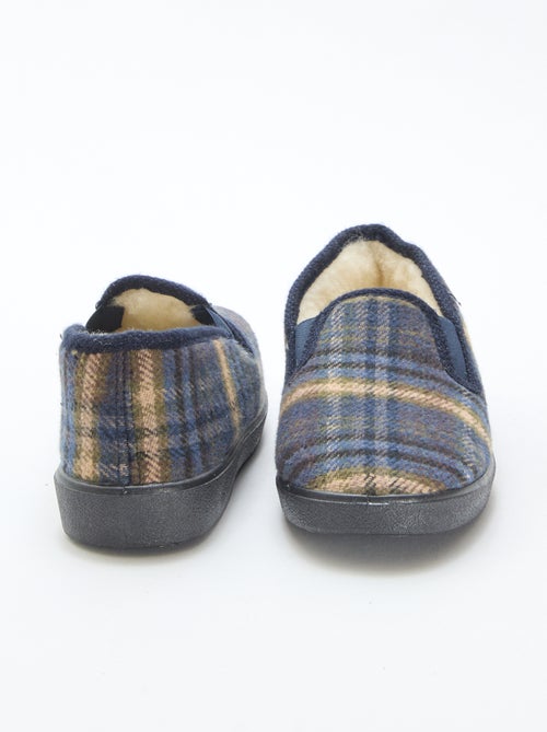 Chinelos de quarto aos quadrados - Kiabi