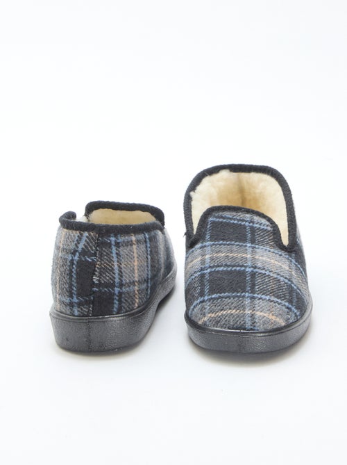 Chinelos de quarto aos quadrados - Kiabi