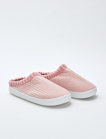 Chinelos de quarto mule com glitter