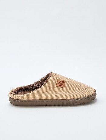 Chinelos de quarto mules forrados