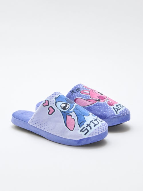 Chinelos de quarto tipo mule 'Angel' 'Stitch' - Kiabi