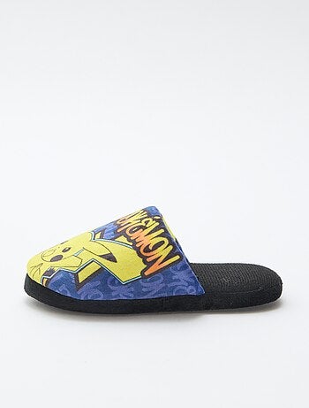 Chinelos de quarto tipo mule 'Pikachu'