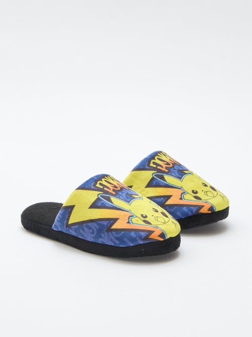 Chinelos de quarto tipo mule 'Pikachu' - Kiabi