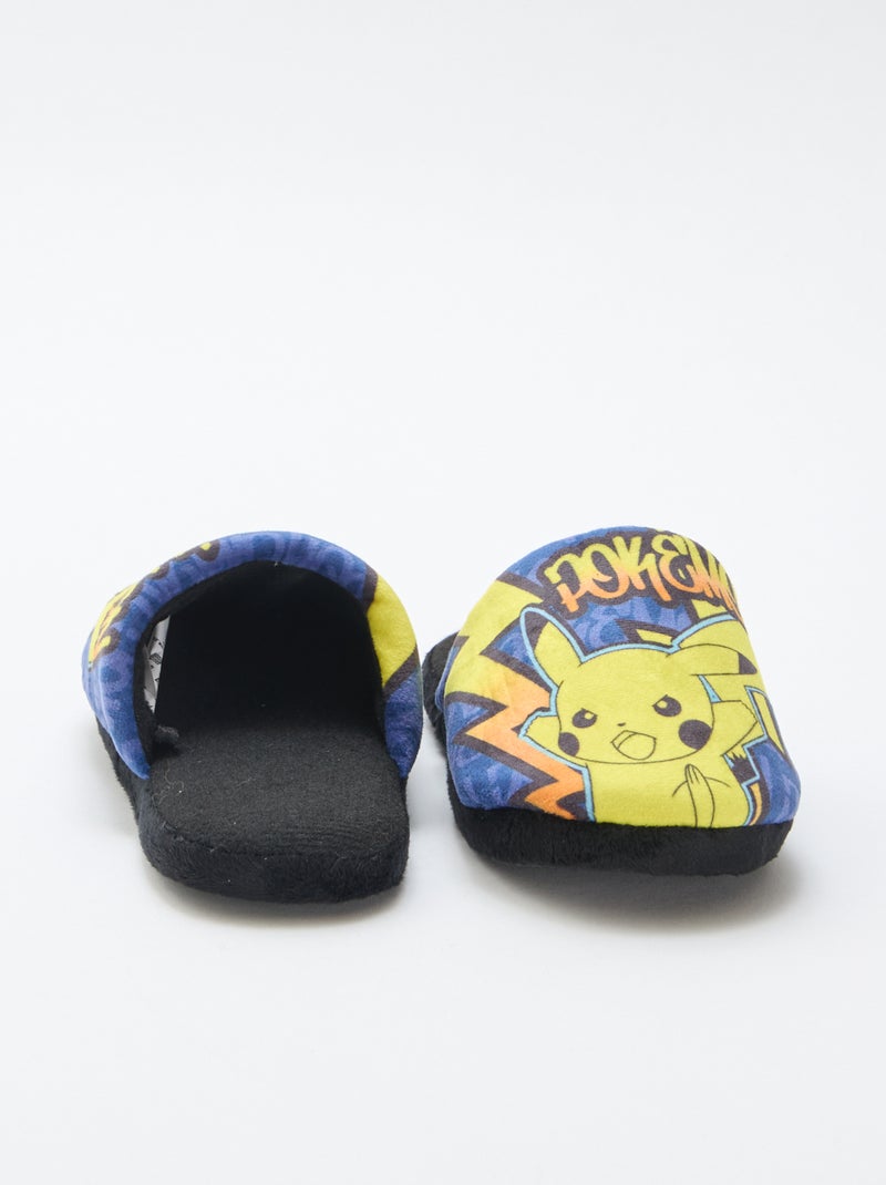 Chinelos de quarto tipo mule 'Pikachu' Azul - Kiabi