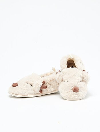 Chinelos divertidos renas Natal