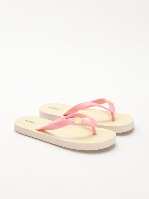 Chinelos estampados - Kiabi
