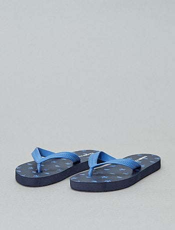 Chinelos estampados - Kiabi