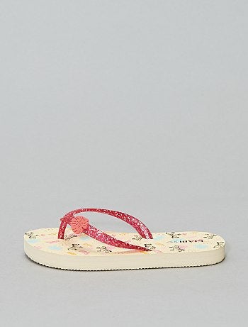 Chinelos estampados - Kiabi