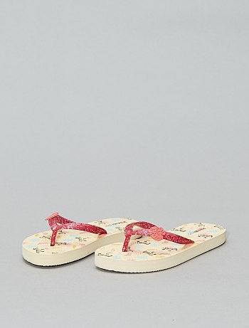 Chinelos estampados - Kiabi