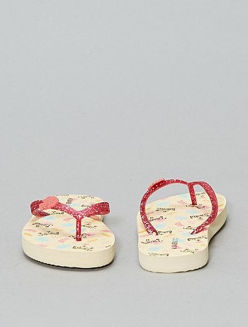 Chinelos estampados - Kiabi