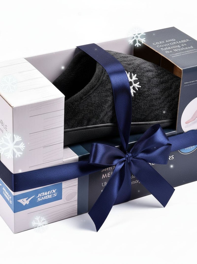 Chinelos Homem Inverno Forrados NU10927 Azul-marinho - Kiabi