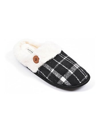 Chinelos homem Jacquard xadrez MU9732