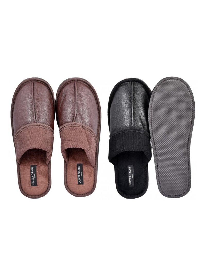 Chinelos Homem OLIVER GRANT Pack de 2 Multicolorido - Kiabi