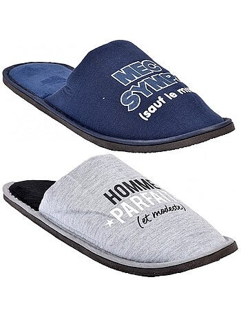 Chinelos homem pack de 2