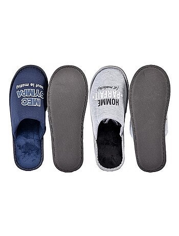 Chinelos homem pack de 2