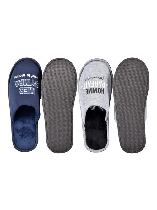 Chinelos homem pack de 2 - Kiabi Chinelos homem pack de 2 - Kiabi