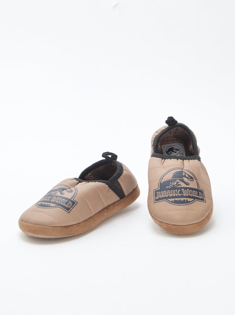 Chinelos "Jurassic World" Castanho - Kiabi