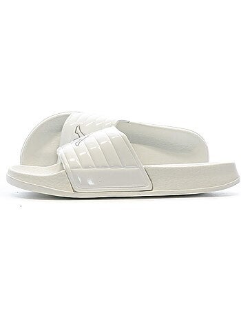 Chinelos kappa noles para mulher branco/laranja