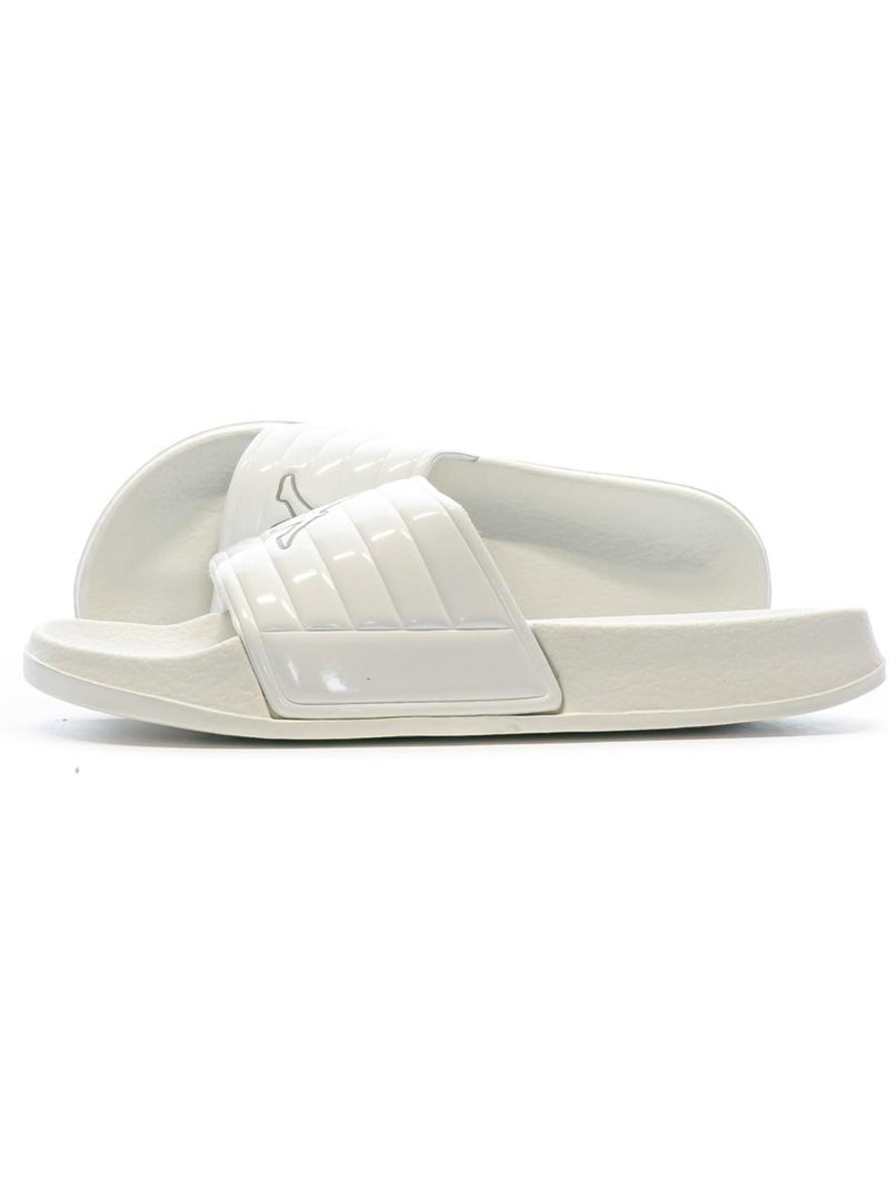 Chinelos Kappa Noles Brancos para Mulher Branco - Kiabi
