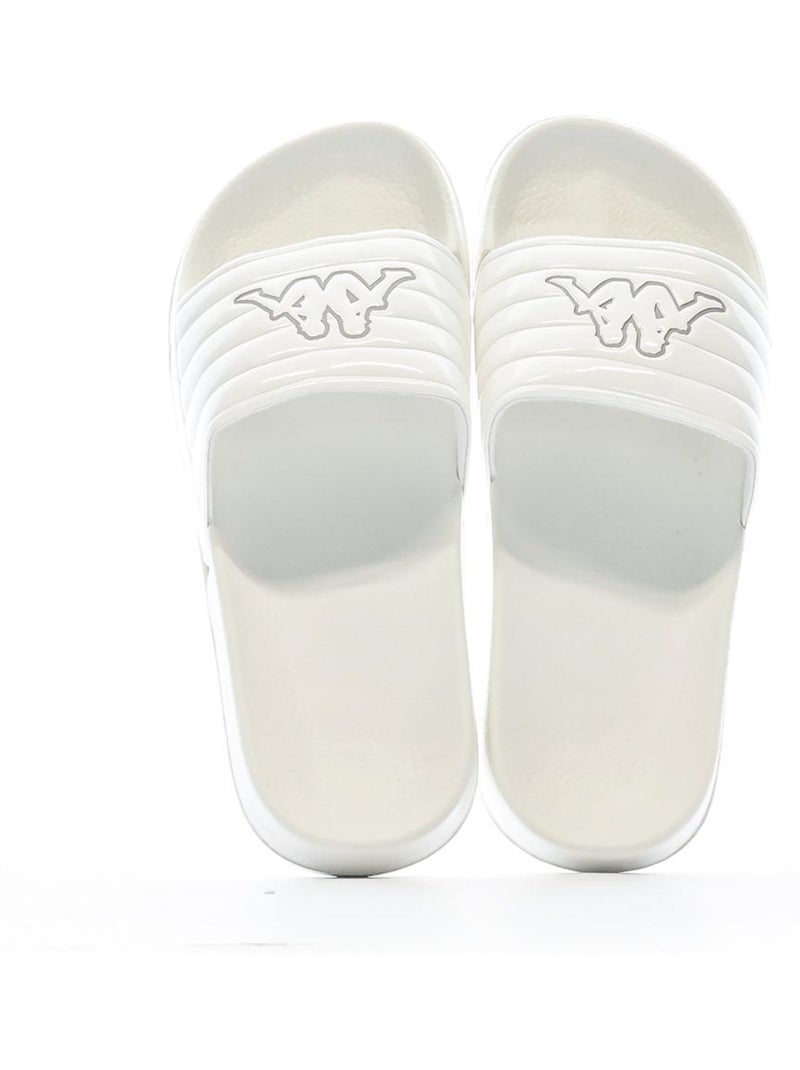 Chinelos Kappa Noles Brancos para Mulher Branco - Kiabi