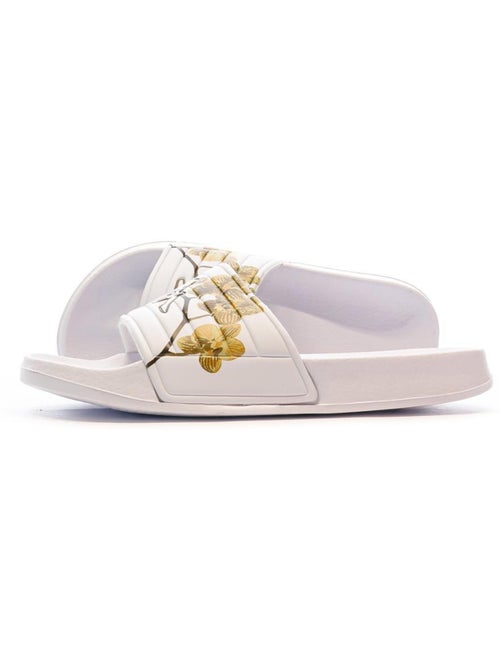 Chinelos Kappa Noles para Mulher Branco/Castanho - Kiabi Chinelos Kappa Noles para Mulher Branco/Castanho - Kiabi
