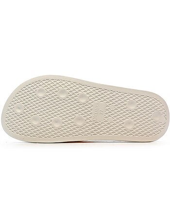 Chinelos kappa noles para mulher branco/laranja
