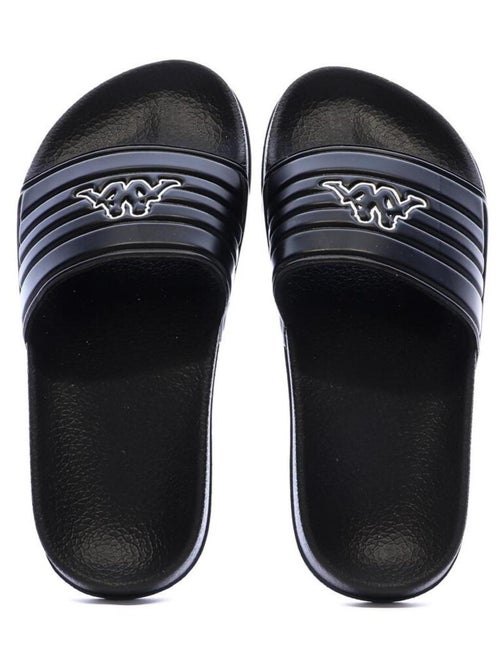 Chinelos Kappa Sarty Kid Pretos com Logótipo para Rapaz - Kiabi Chinelos Kappa Sarty Kid Pretos com Logótipo para Rapaz - Kiabi