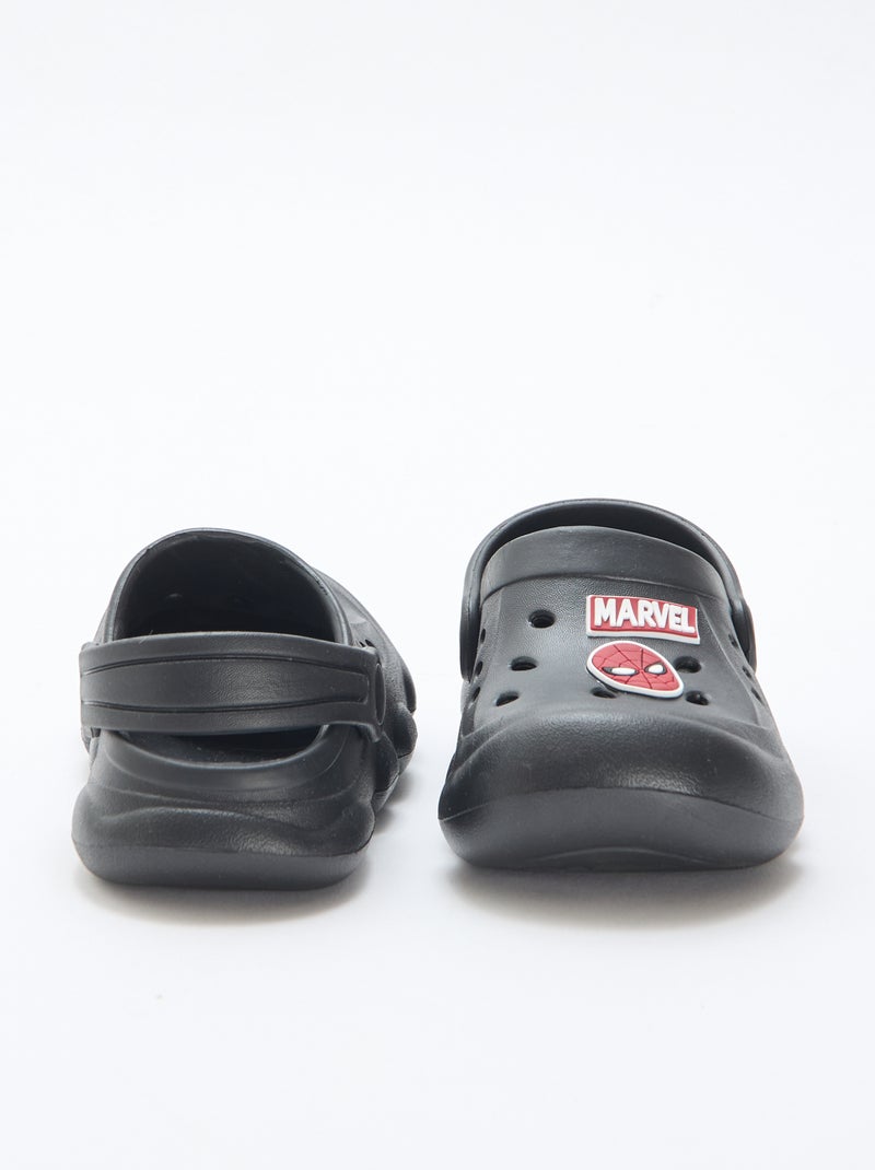 Chinelos "Marvel" "Spiderman" unicolor Preto - Kiabi