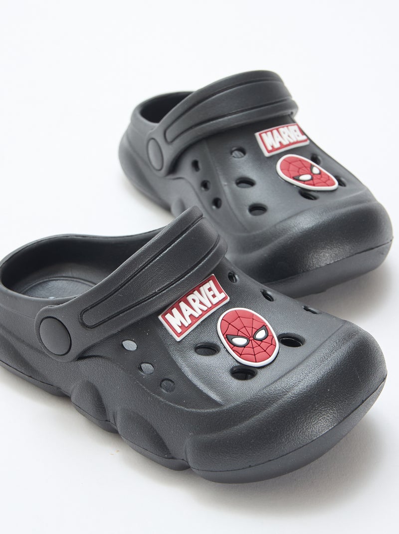 Chinelos "Marvel" "Spiderman" unicolor Preto - Kiabi