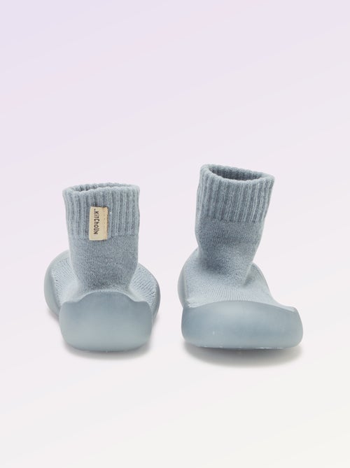 Chinelos Meias de Motricidade 3 'Primeiros Passos' - Kitchoun - Kiabi