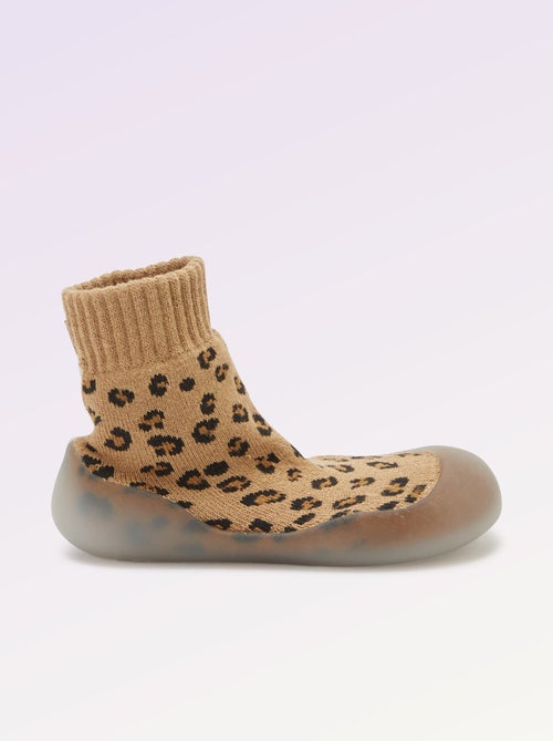 Chinelos Meias de Motricidade 3 'Primeiros Passos' - Kitchoun - Kiabi