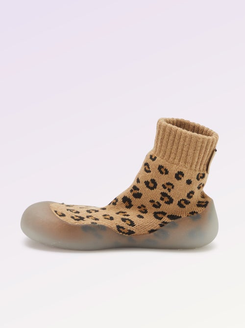 Chinelos Meias de Motricidade 3 'Primeiros Passos' - Kitchoun - Kiabi