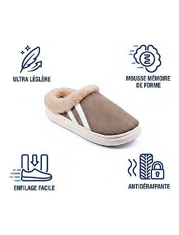 Chinelos mistos inverno forrados ND10929