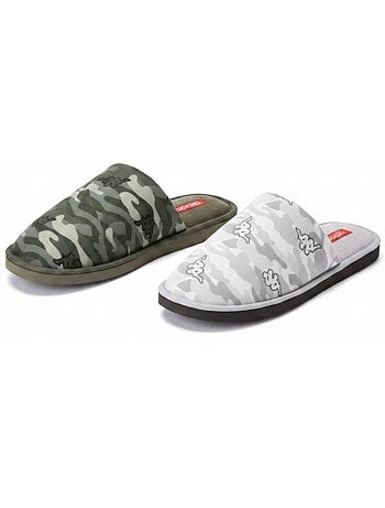 Chinelos Mulas Homem Acolchoados KAPPA Pack 2 Pares