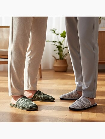 Chinelos Mulas Homem Acolchoados KAPPA Pack 2 Pares