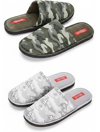 Chinelos Mulas Homem Acolchoados KAPPA Pack 2 Pares