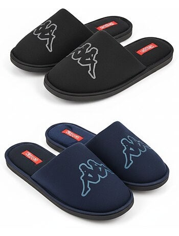 Chinelos Mulas Homem Acolchoados KAPPA Pack 2 Pares