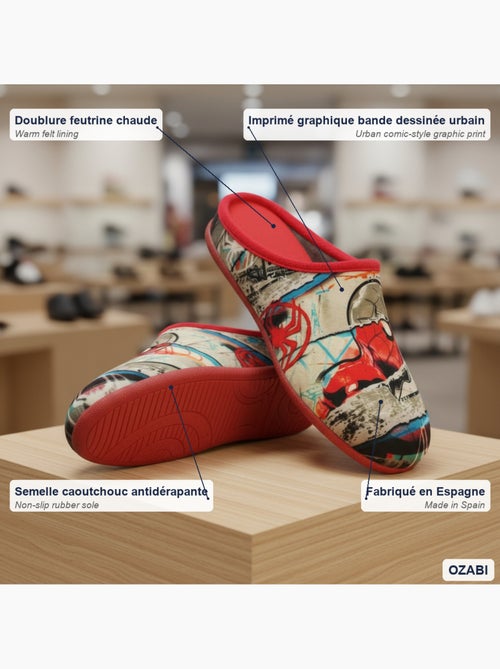 Chinelos mules homem ozabi fantasia espanha - Kiabi Chinelos mules homem ozabi fantasia espanha - Kiabi