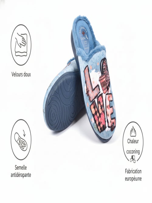 Chinelos Mules mulher PHOTOPRINT - Kiabi Chinelos Mules mulher PHOTOPRINT - Kiabi