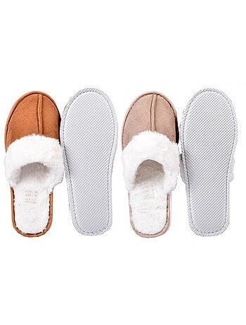 Chinelos mulher casa and co pack de 2