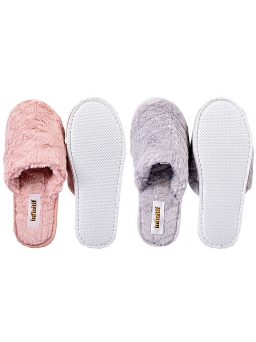 Chinelos Mulher INFINITIF Pack de 2 - Kiabi Chinelos Mulher INFINITIF Pack de 2 - Kiabi