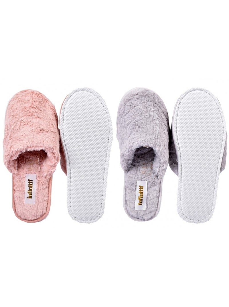 Chinelos Mulher INFINITIF Pack de 2 Multicolorido - Kiabi