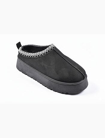 Chinelos Mulher Inverno Mule Estilo Escandinavo MD9769