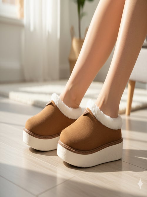 Chinelos mulher inverno mule estilo escandinavo nd10882 - Kiabi Chinelos mulher inverno mule estilo escandinavo nd10882 - Kiabi