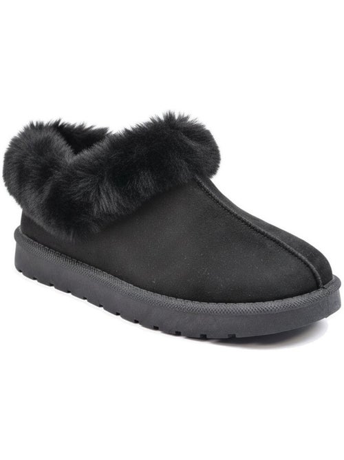 Chinelos mulher inverno nórdico ozabi, sola ranhurada interior exterior - Kiabi Chinelos mulher inverno nórdico ozabi, sola ranhurada interior exterior - Kiabi