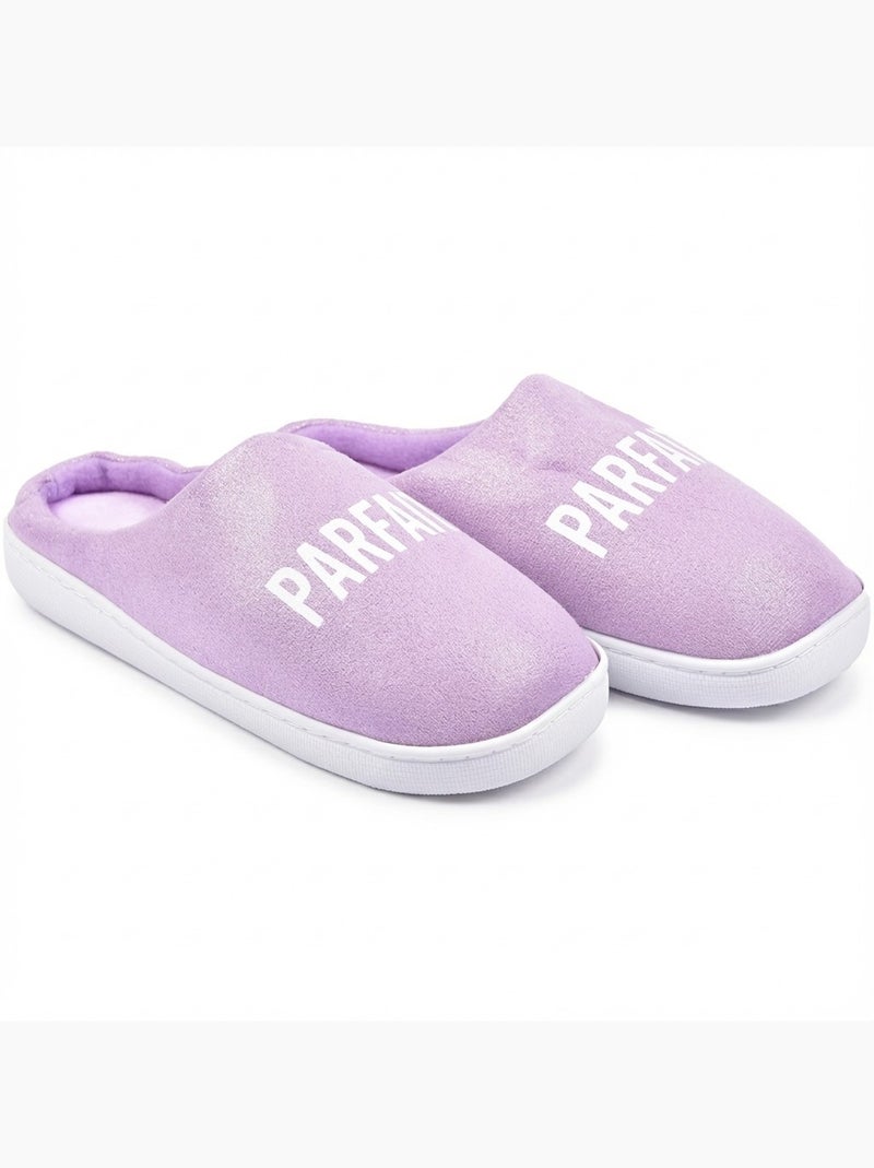 Chinelos Mulher Lurex Brilho Roxo - Kiabi