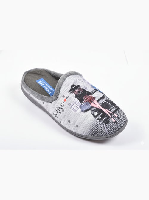 Chinelos Mulher Mule PhotoPrint - Kiabi Chinelos Mulher Mule PhotoPrint - Kiabi